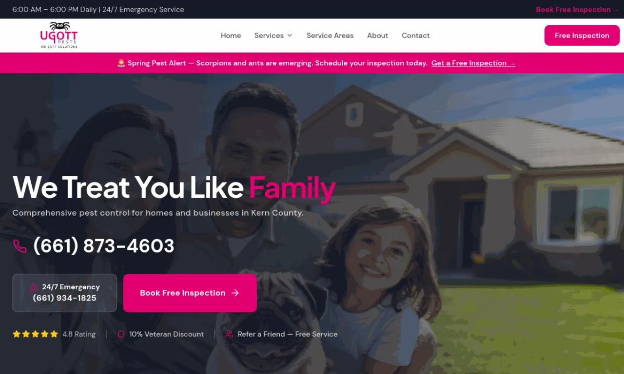 U Gott Pest website built with SeonixAI technology