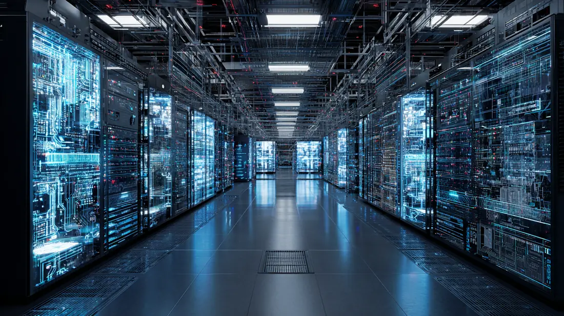 SeonixAI data center — server racks powering AI infrastructure